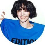 컬러 포인트 티셔츠