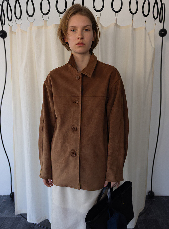 SIENNE Lou Suede Jacket (Camel)