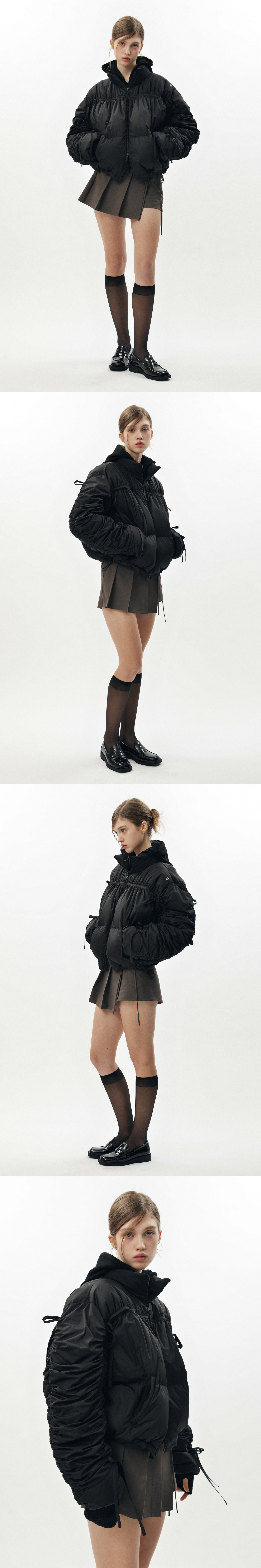 MUSINSA公式 | PAINORPLEASURE VIOLA DUCKDOWN JACKET black