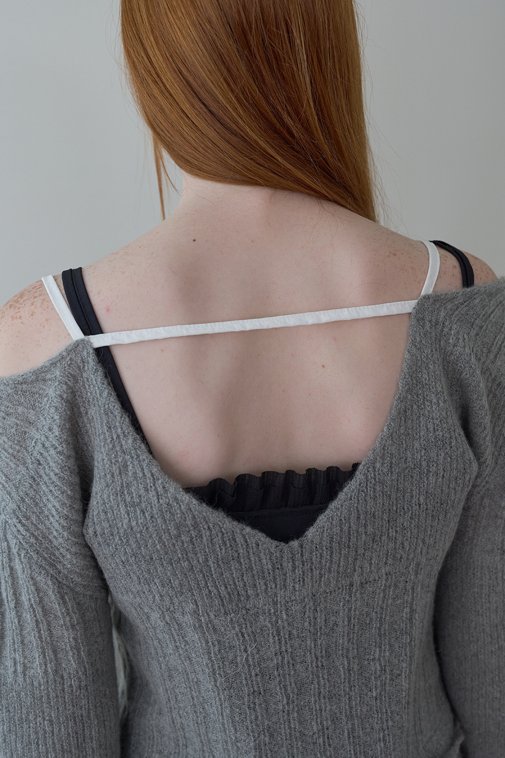 SOFT SEOUL-LAYERED FRILL BUSTIER ONE PIECE [BLACK]│삼성물산