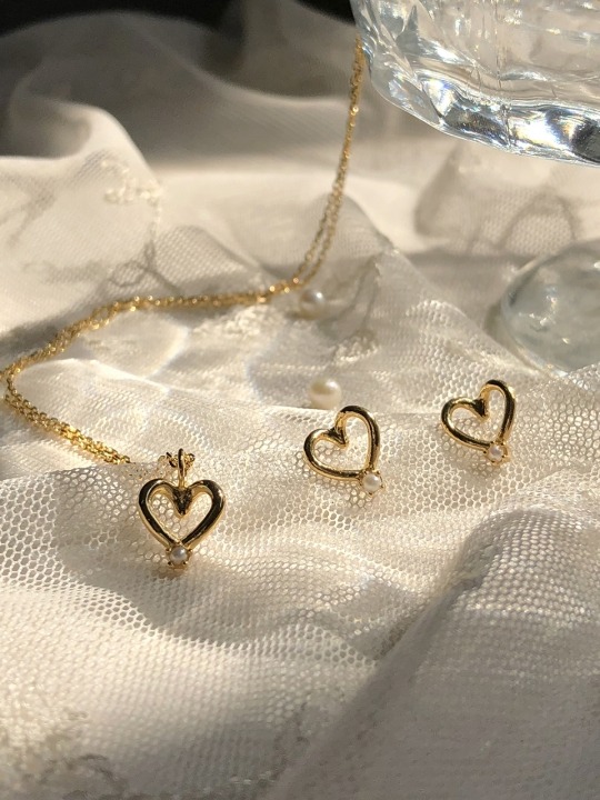 Heart Petit Necklace - 하고 Heart Petit Necklace