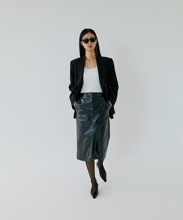 Att wool jacket BLACK - HAGO(하고)