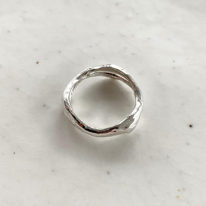 Silver925 Melting Ring - HAGO(하고)