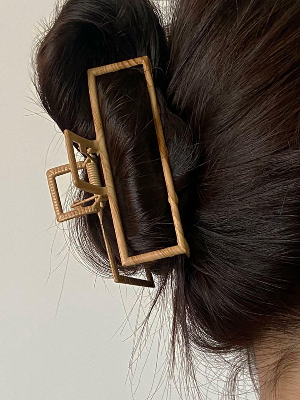 SF018 wooden slim square line hairpin - 하고 SF018 wooden slim square line hairpin