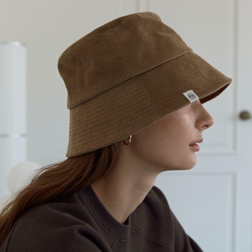 bucket hat (corduroy) brown 하고