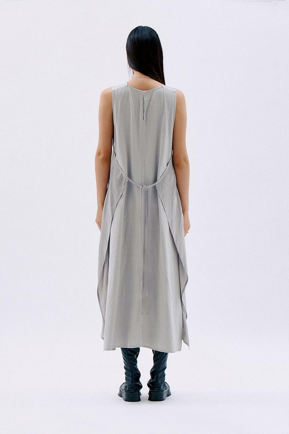 Color matching long dress 하고