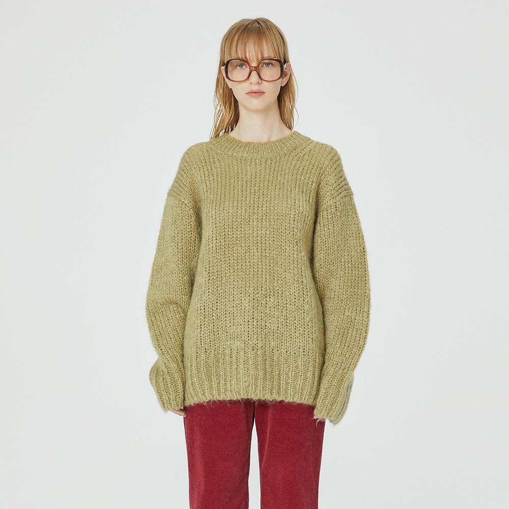 [ 現貨/預訂 ] Mohair knit /khaki