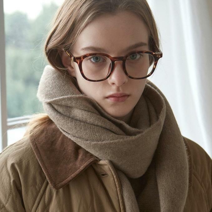 PASTEL KNIT MUFFLER_COCOA 하고