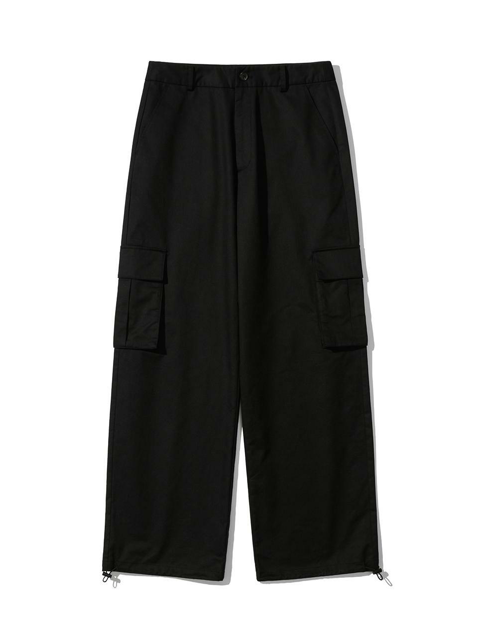 LOW RISE CARGO PANTS [BLACK] 하고