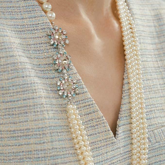 Blue star pearl Necklace 블루 스타 펄 목걸이 - 하고 Blue star pearl Necklace 블루 스타 펄 목걸이