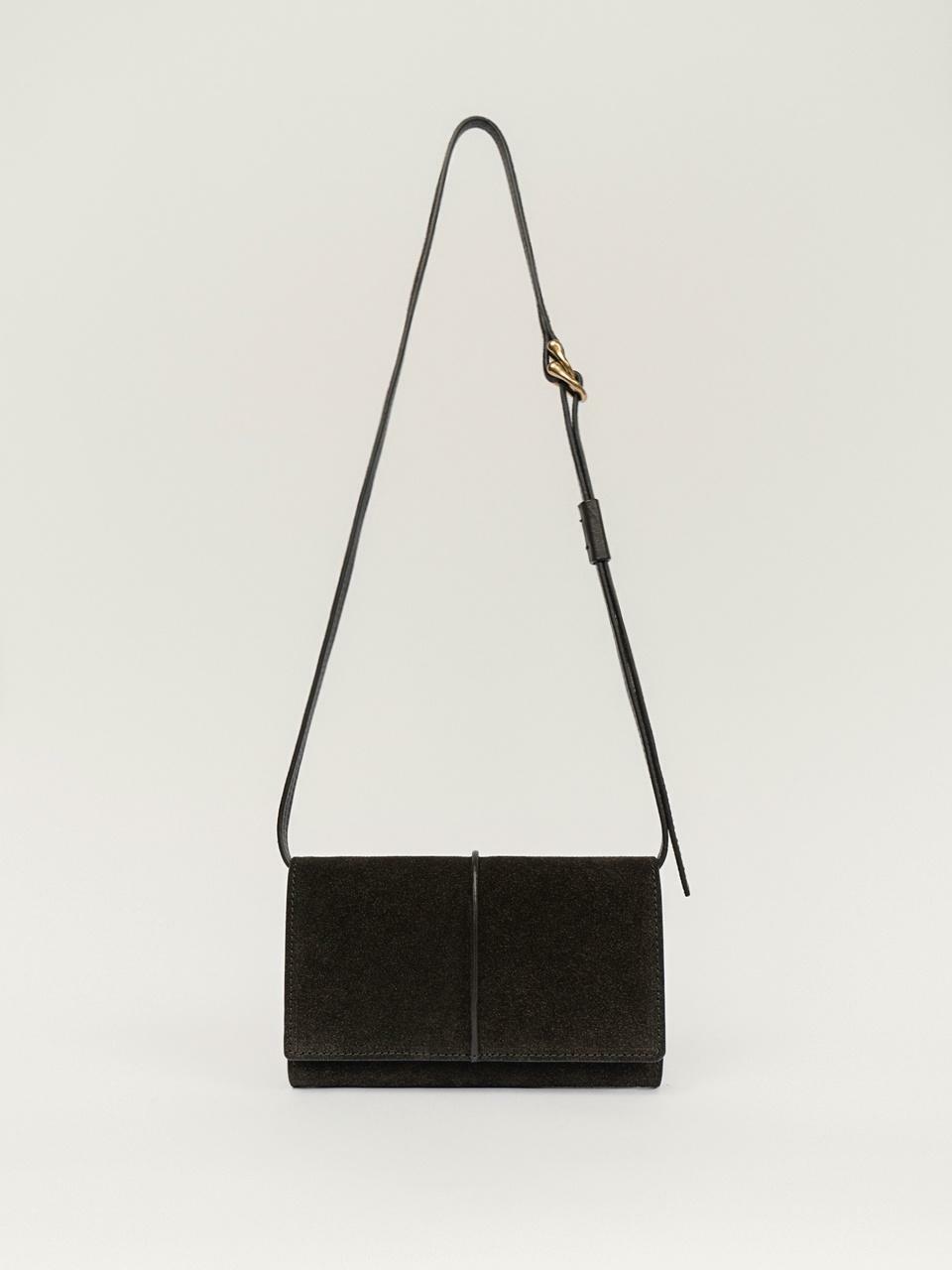 belt bag (brown suede) 하고