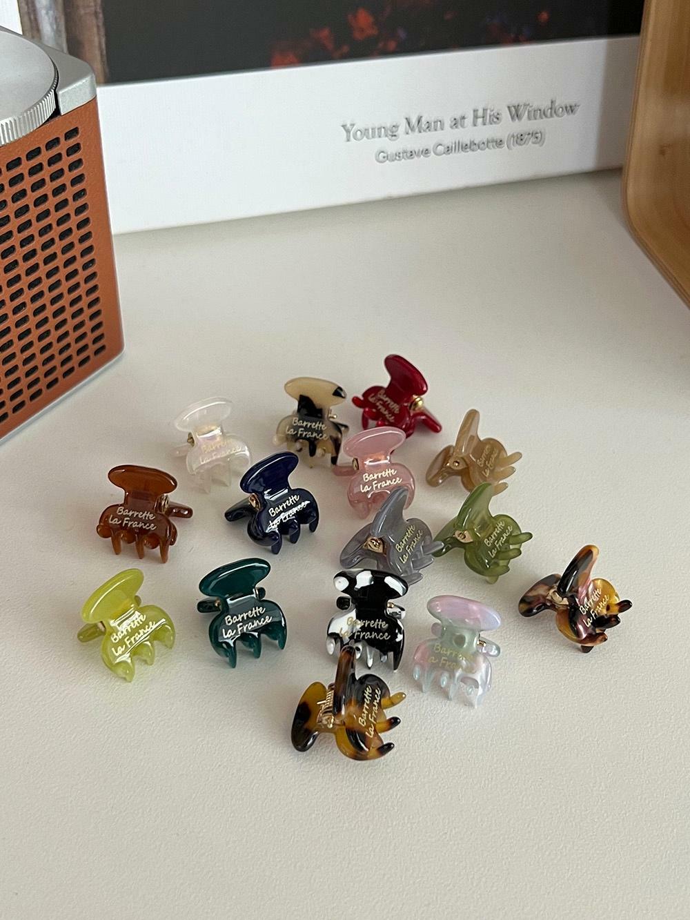 Pop corn hairclip (15color) 하고