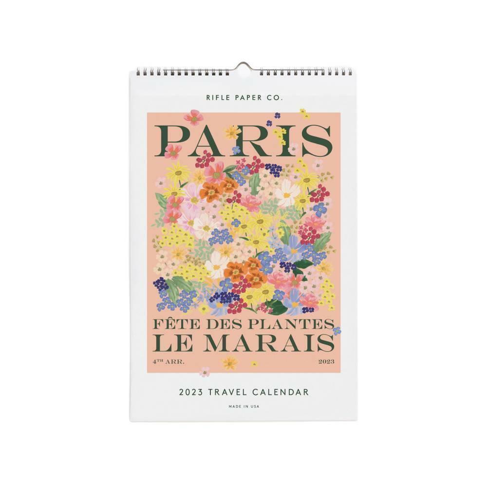 라이플페이퍼 2023 Fete des Plantes Wall Calendar 벽 달력 하고