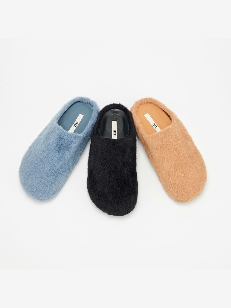 [바로배송]Angora Mule Slipper (3colors) - HAGO(하고)