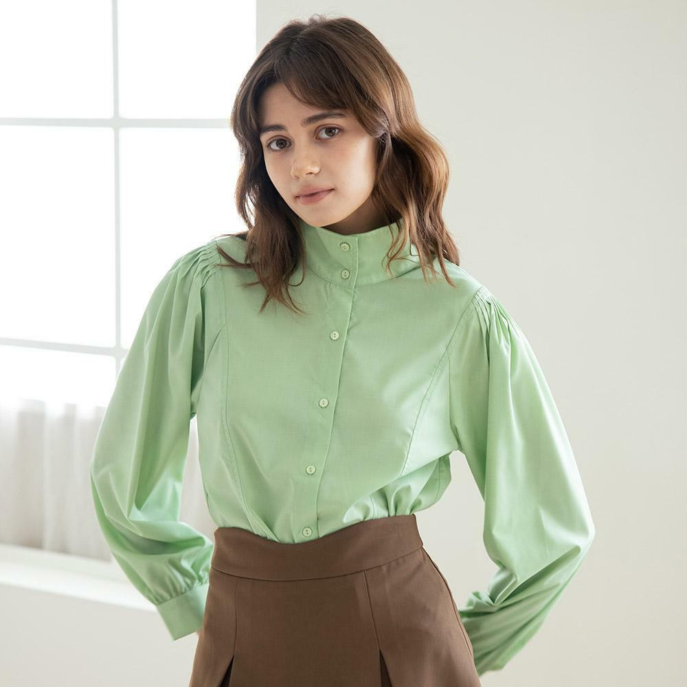 WED_Three way collar shirt_GREEN - 하고