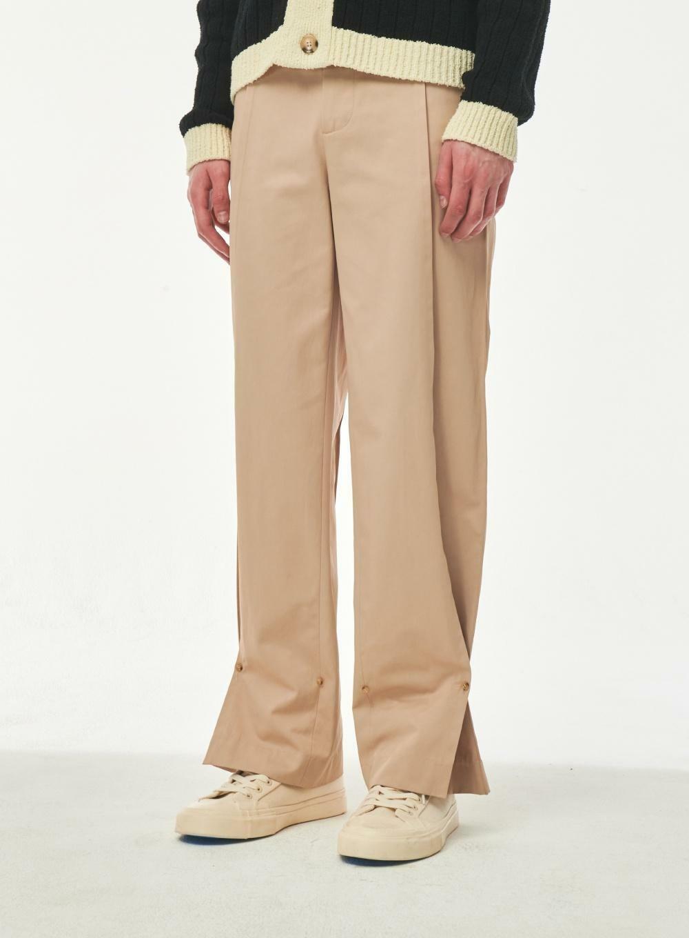 Loches 2Way Straight Pants Heritage Beige - 하고 Loches 2Way Straight Pants Heritage Beige