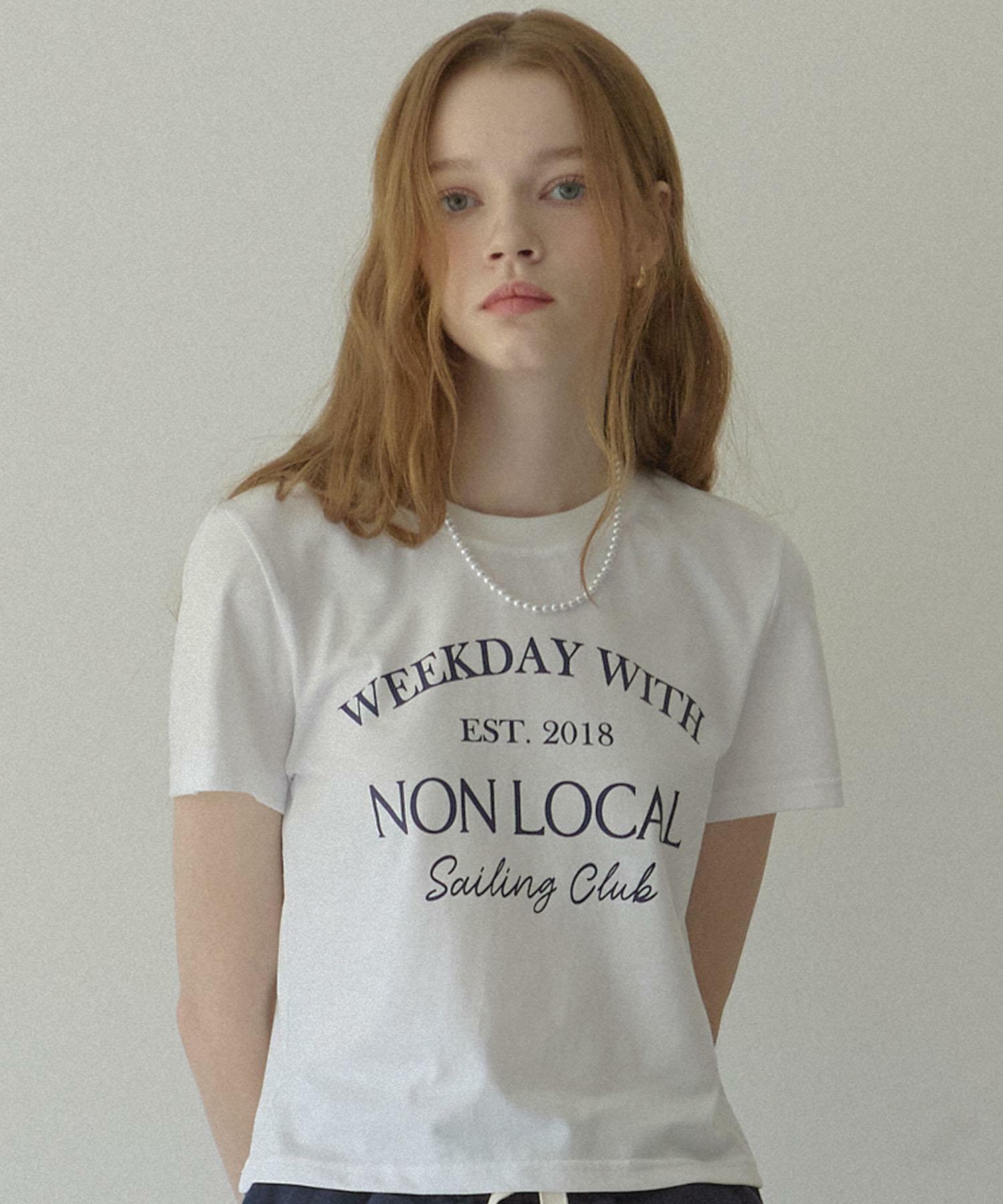 [23summer2]Sailing Club Tshirt White 하고