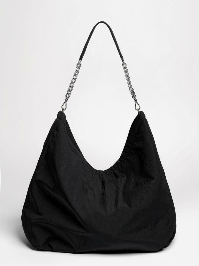 CHAIN HOBO BAG(BLACK) - 하고