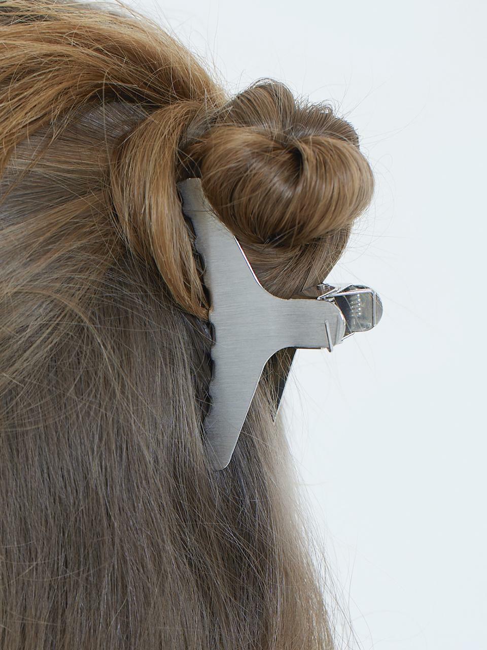 SE022 Triangle metal hair clip 하고