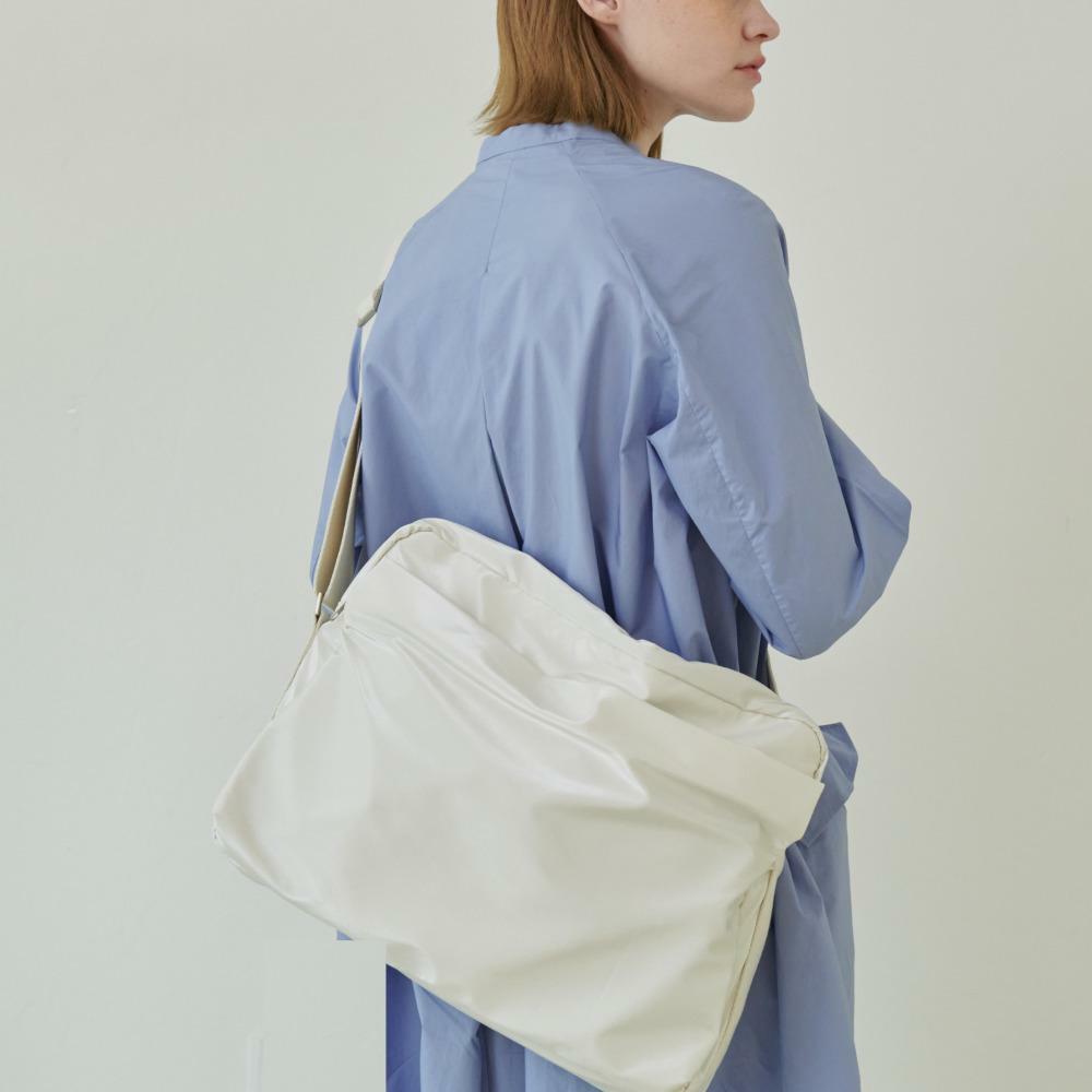 Oversized Messenger Bag_Cream 하고