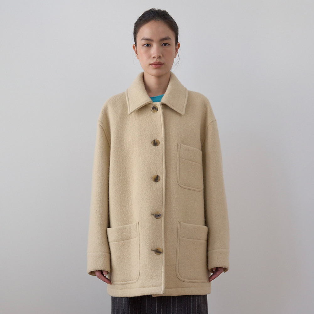 Alpaca Half Coat