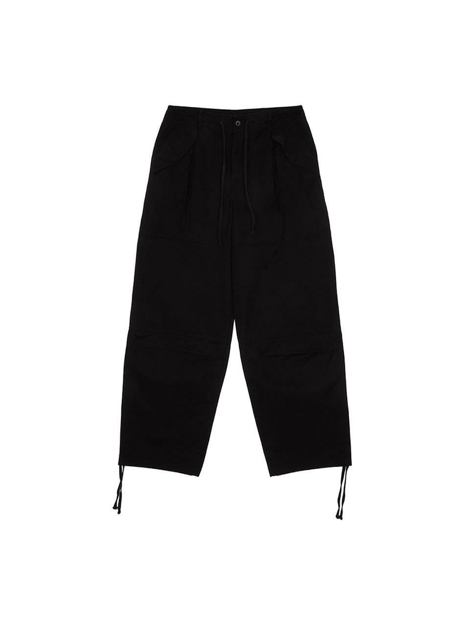 String Flights STRING FLIGHT PANTS IN BLACK - HAGO(하고)