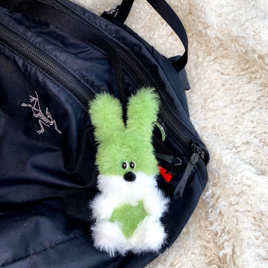 green rabbit key ring - HAGO(하고)