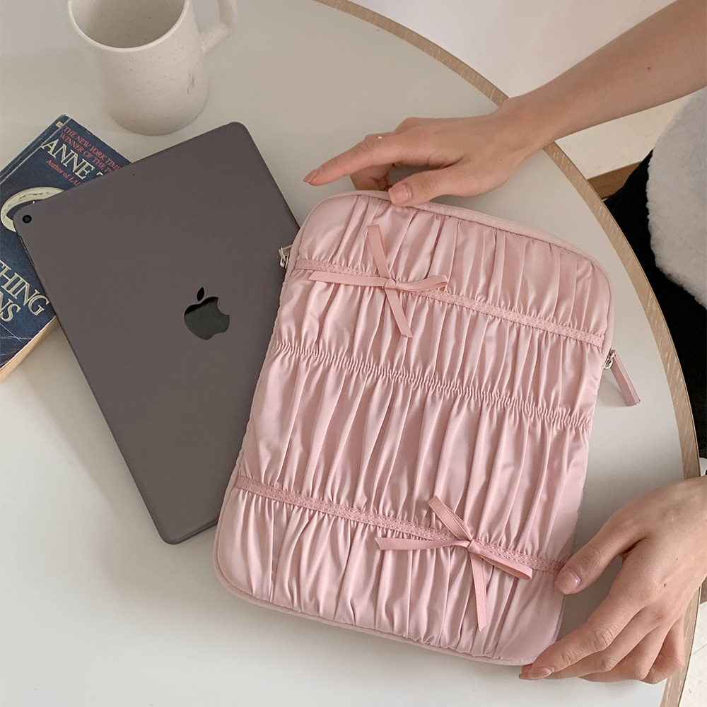[25%쿠폰]Shirring Ribbon Ipad Pouch_HC2436PC001M - HAGO(하고)