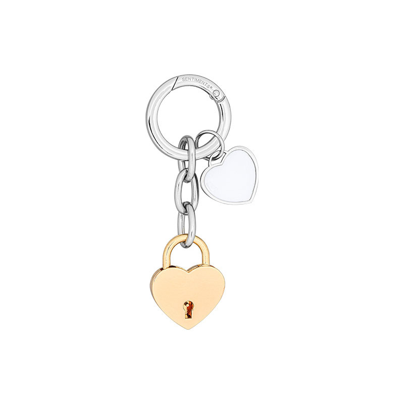 NO.573 [GOLD] HEART LOCK KEY RING - HAGO(하고)
