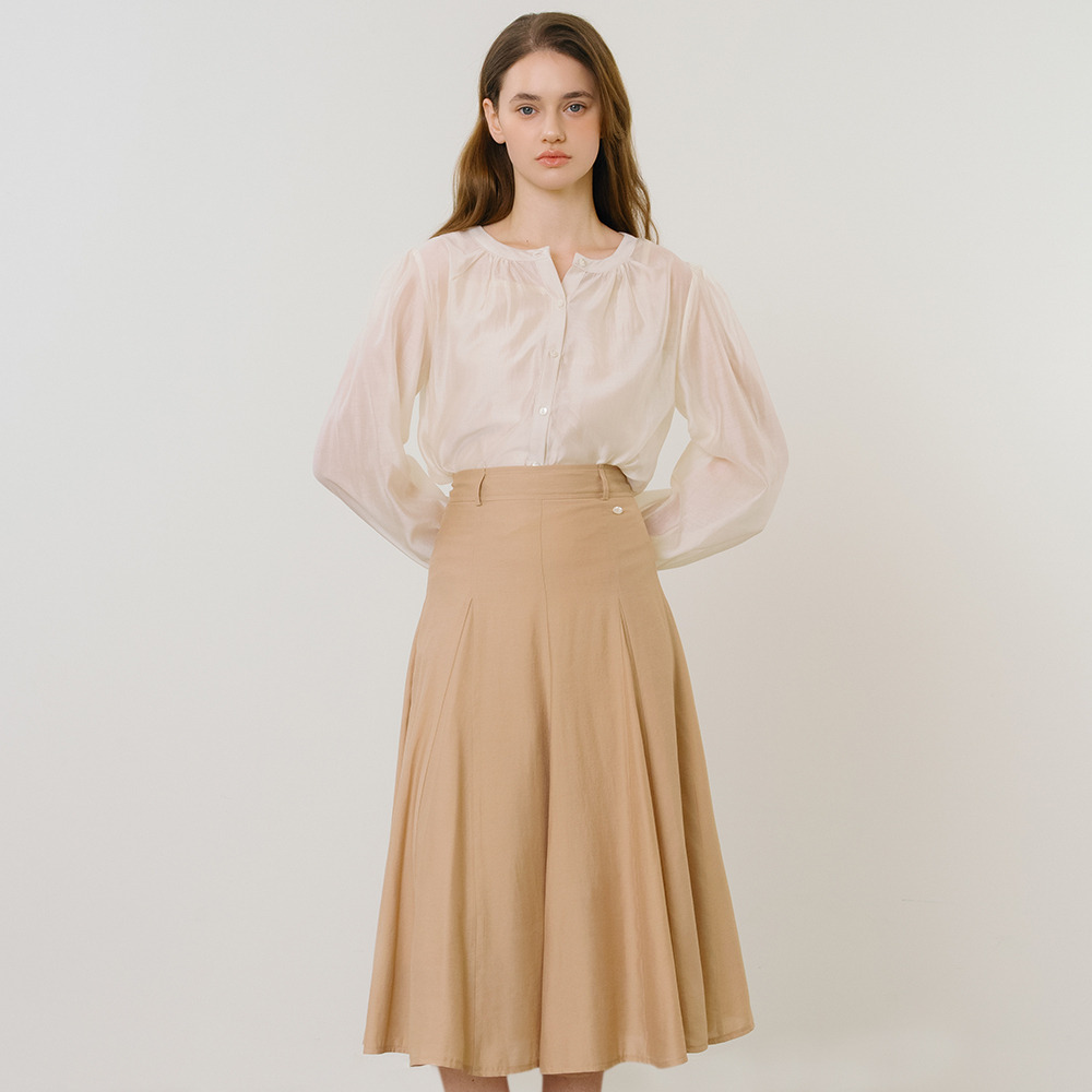 Sheer Flared Skirt main image 1