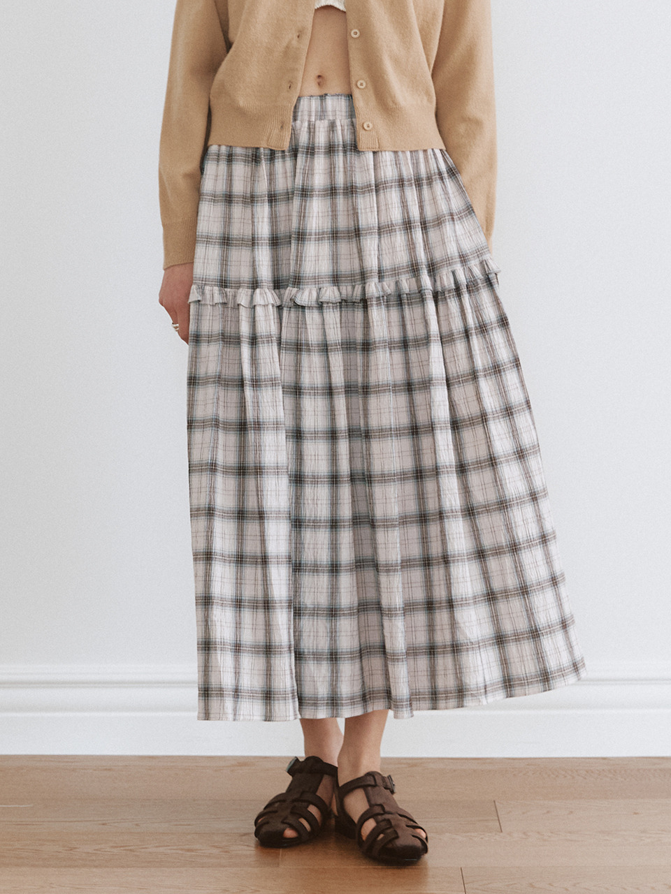 SKALL DAGNY VINTAGE CHECK SKIRT
